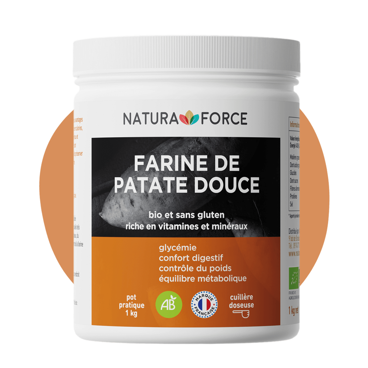 Farine de patate douce bio