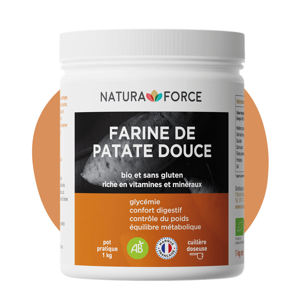 Farine de patate douce bio