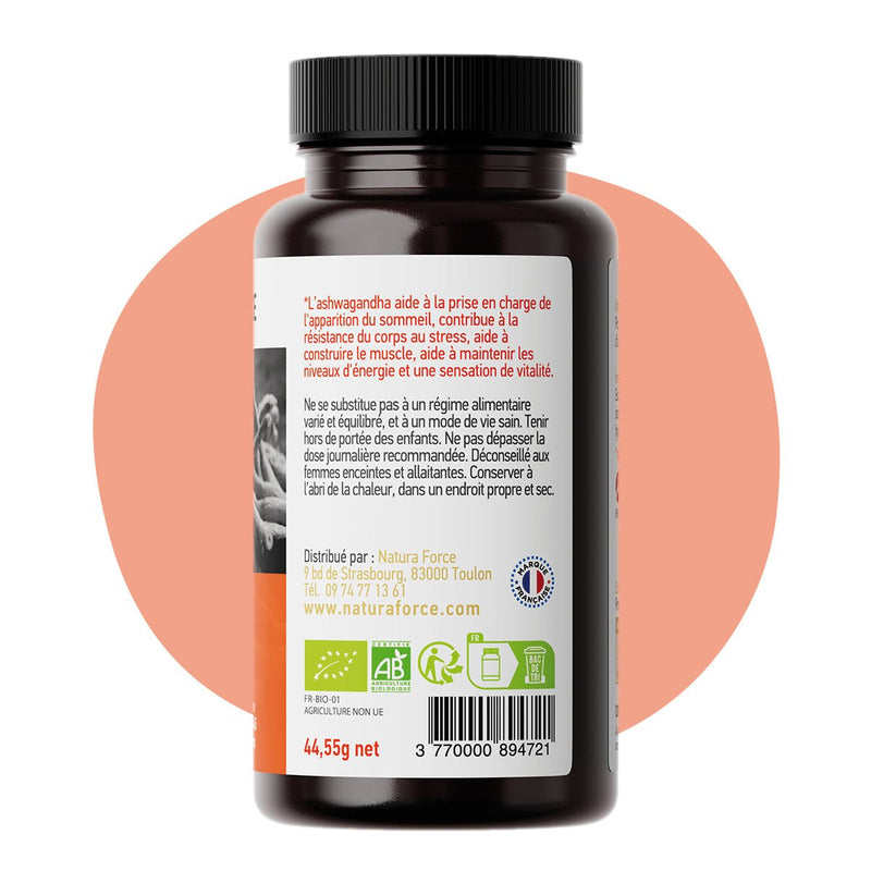 Ashwagandha bio KSM - 66® - Natura Force