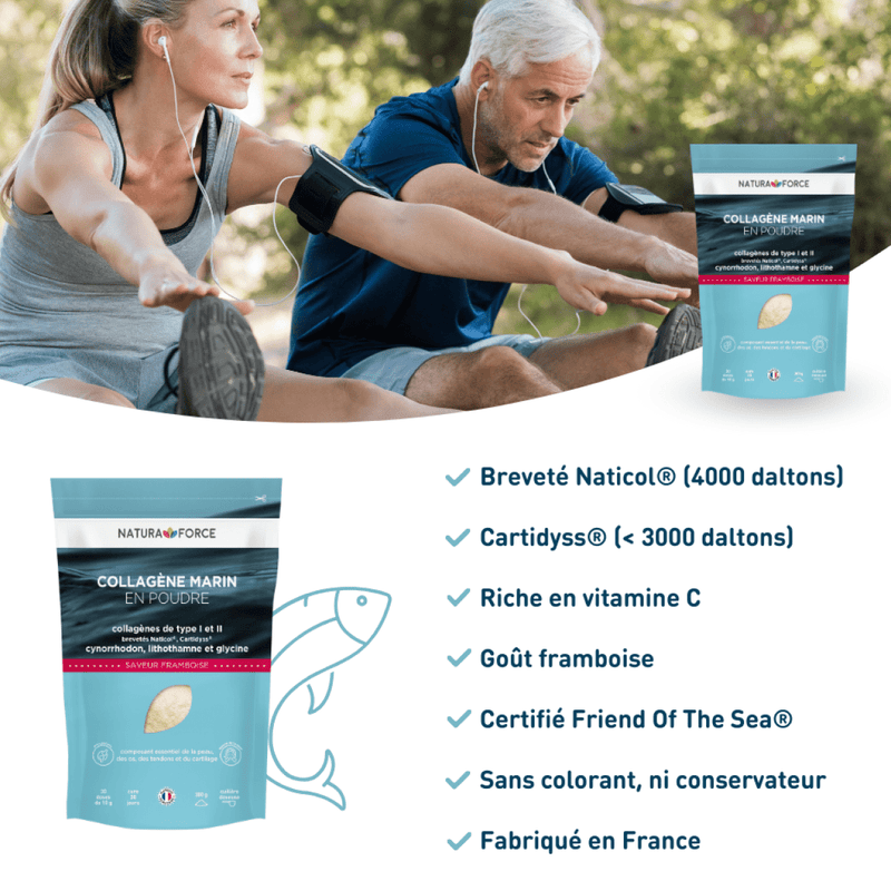 Collagène marin en poudre Naticol® & Cartidyss® - Natura Force