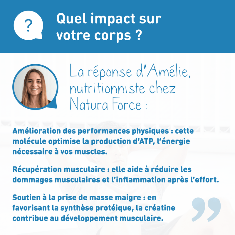 Créatine monohydrate - Natura Force