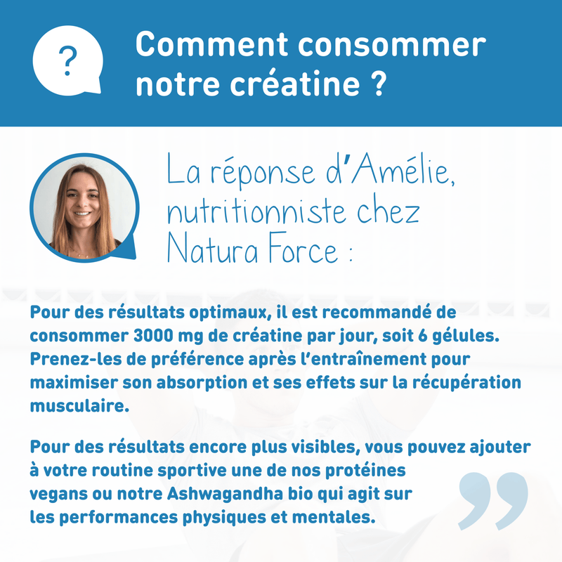 Créatine monohydrate - Natura Force