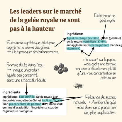 Gelée royale bio - Pot de 100g - Natura Force