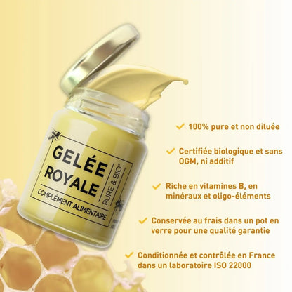 Gelée royale bio - Pot de 100g - Natura Force