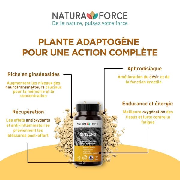 Ginseng rouge de Corée - Natura Force
