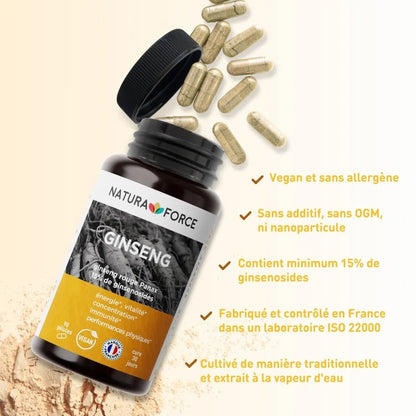 Ginseng rouge de Corée - Natura Force