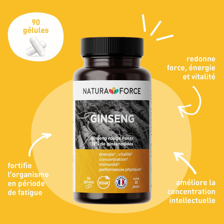 Ginseng rouge de Corée - Natura Force