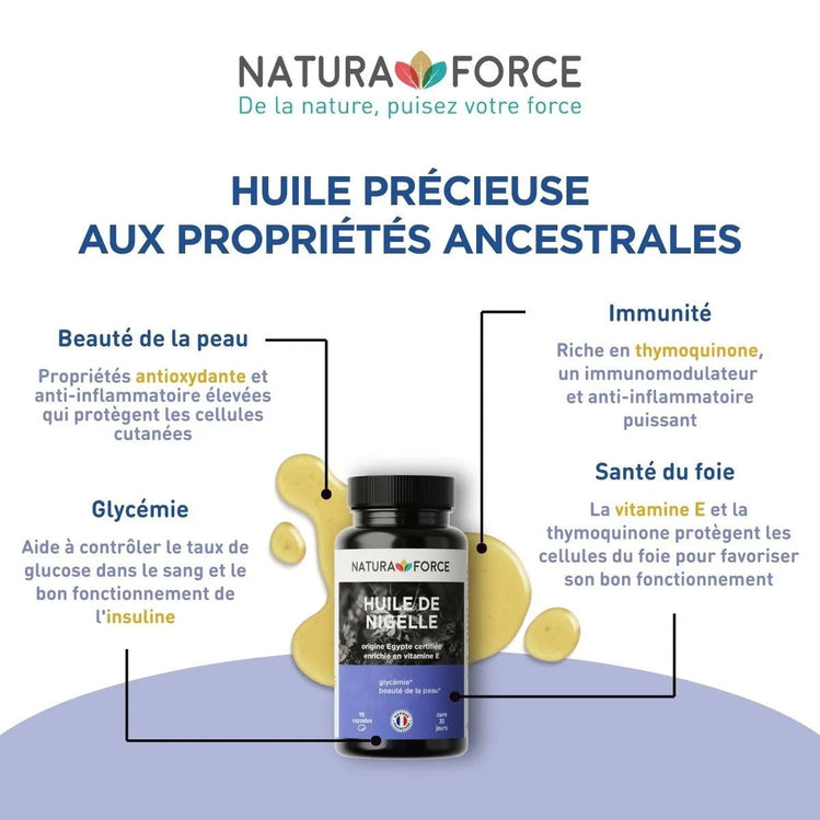 Huile de nigelle - Natura Force