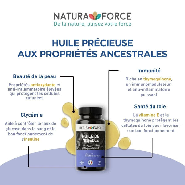 Huile de nigelle - Natura Force