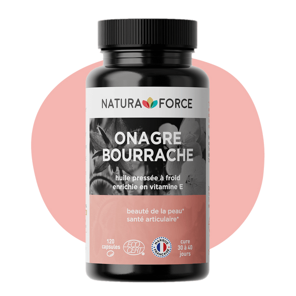 Huile onagre bourrache bio - Natura Force