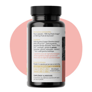 Huile onagre bourrache bio - Natura Force