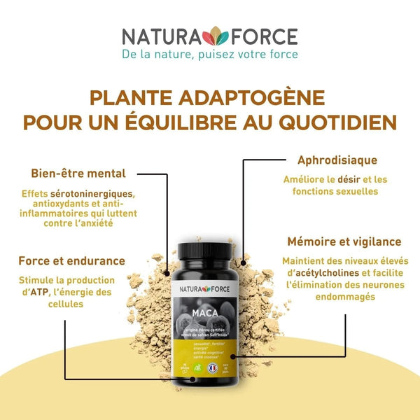 Maca bio du Pérou - Natura Force