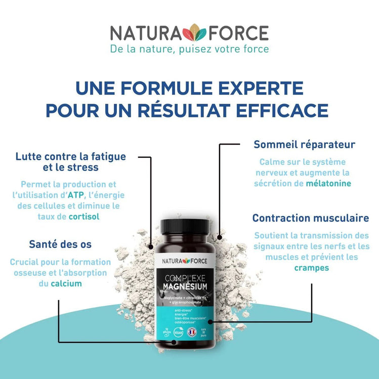 Magnésium naturel - Natura Force