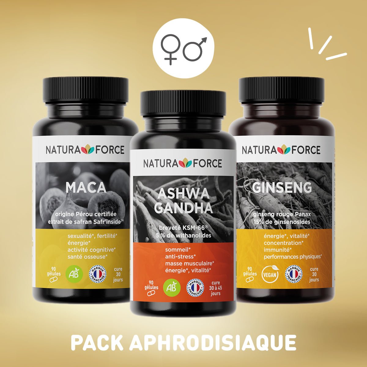 Pack aphrodisiaque - Natura Force