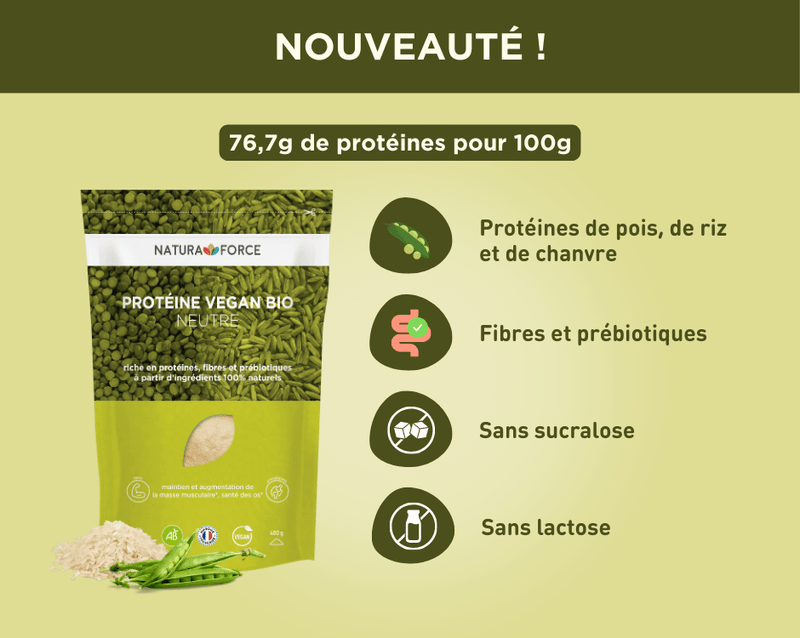 Protéine vegan bio neutre - Natura Force