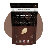 Protéine vegan chocolat maca noisette - Natura Force