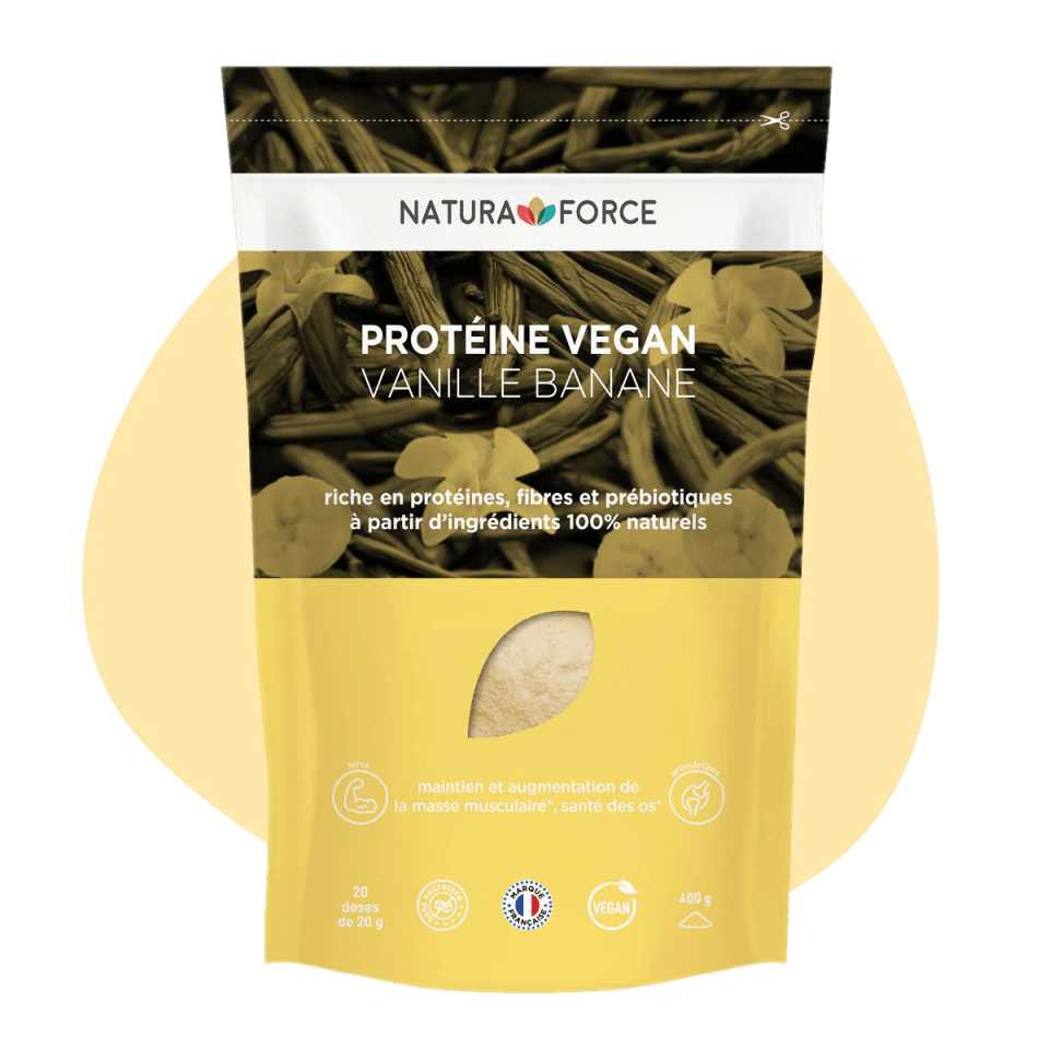 Protéine vegan vanille banane - Natura Force