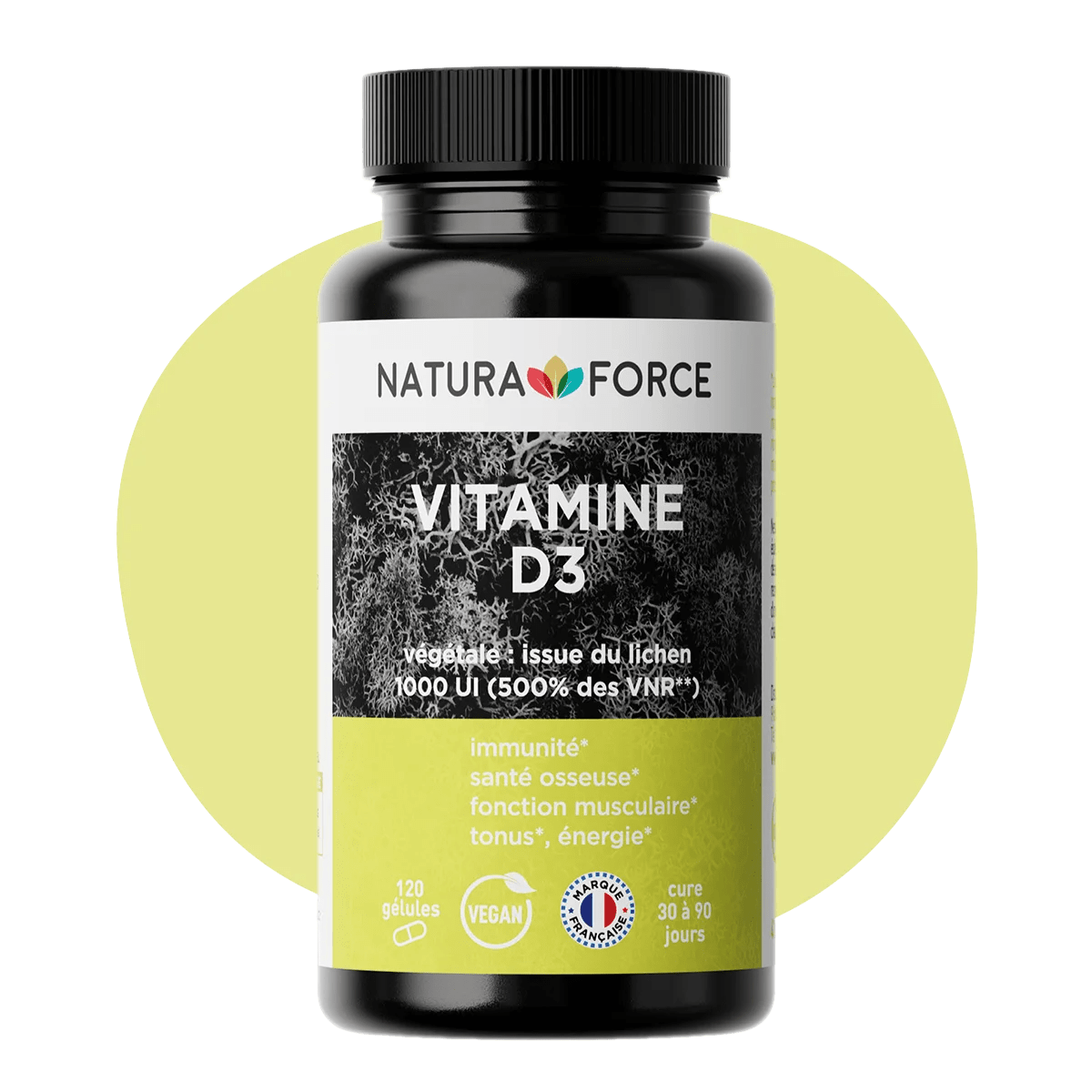 Vitamine D3 végétale - Natura Force