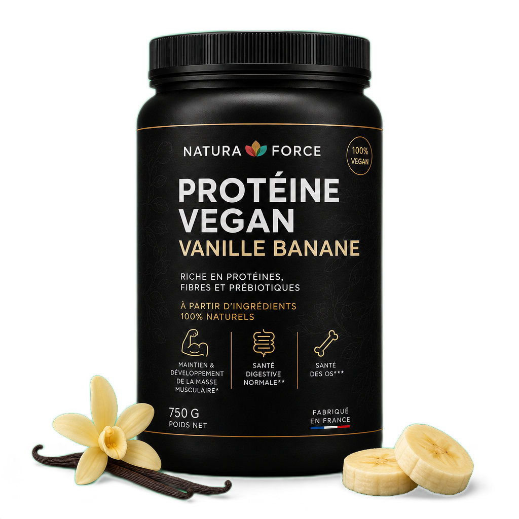 Protéine vegan vanille banane